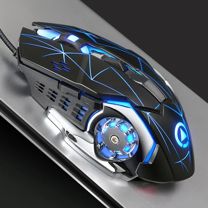 Регулируемая Проводная эргономичная игровая мышь 3200 DPI G3 для ноутбука с