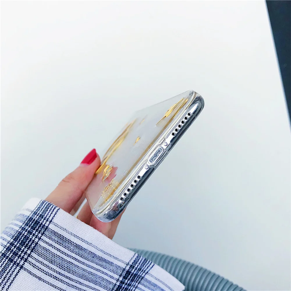 Universe Epoxy Phone Case For iPhone 6 6s 7 8Plus X XS MAX Fashion Cute 3D Planet Moon Star Transparent Soft TPU Back Cover Gift |