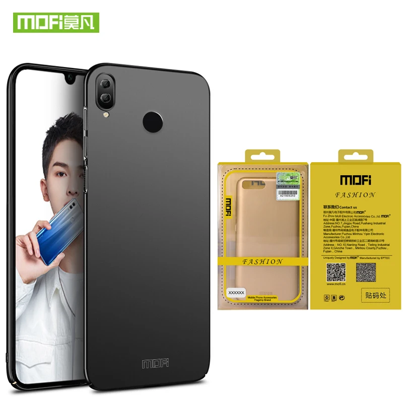 Чехол для Huawei P Smart 2019 роскошный MOFi классический матовый ПК жесткий защитный чехол