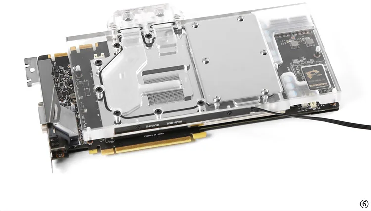 Курган полное покрытие графическая карта блок использовать для MSI красный дракон GTX1080TI GAMING X 11 г GPU радиаторный блок LRC RGB к AURA 4PIN