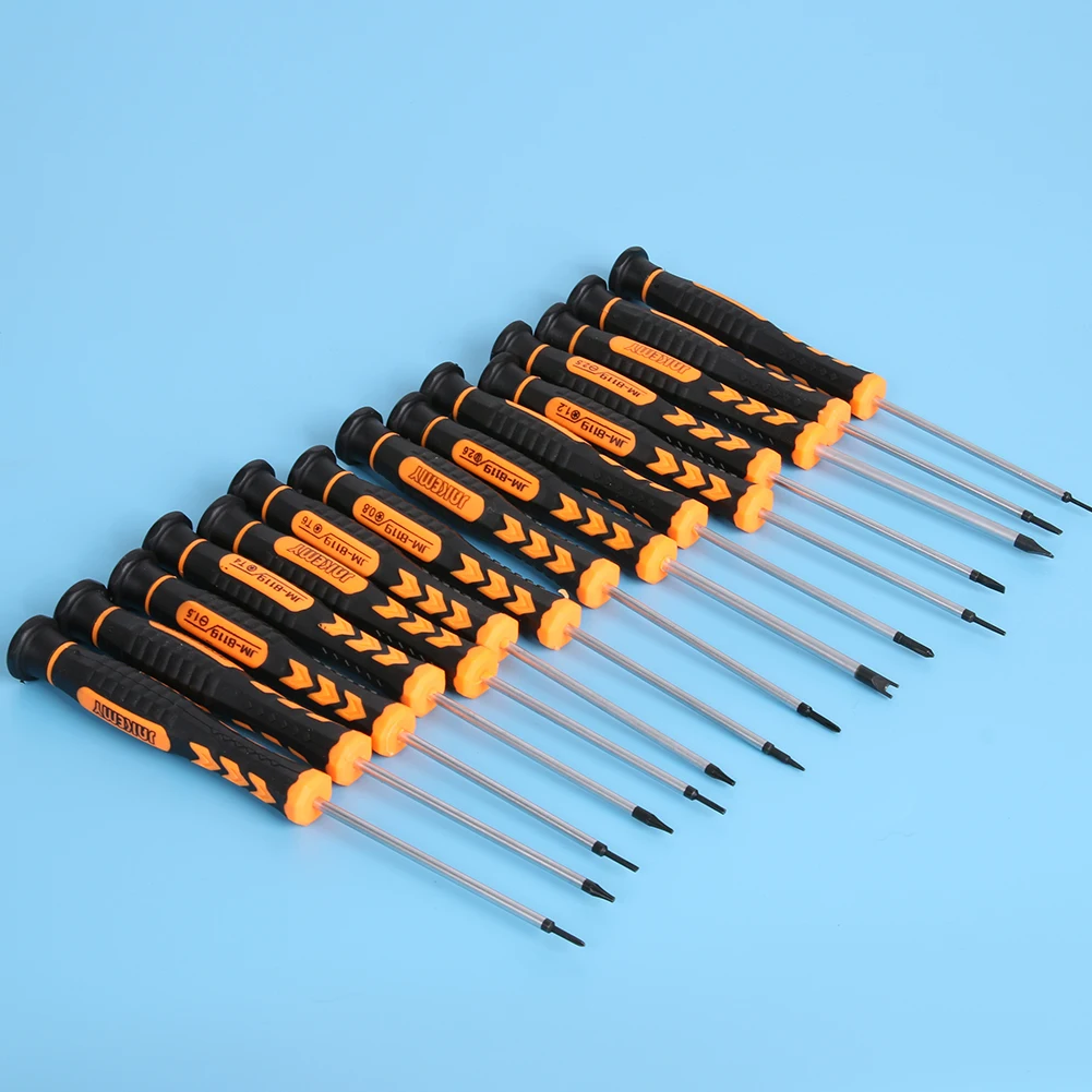 15 шт./упак. многофункциональный плоским крест Torx U Форма Набор отверток для