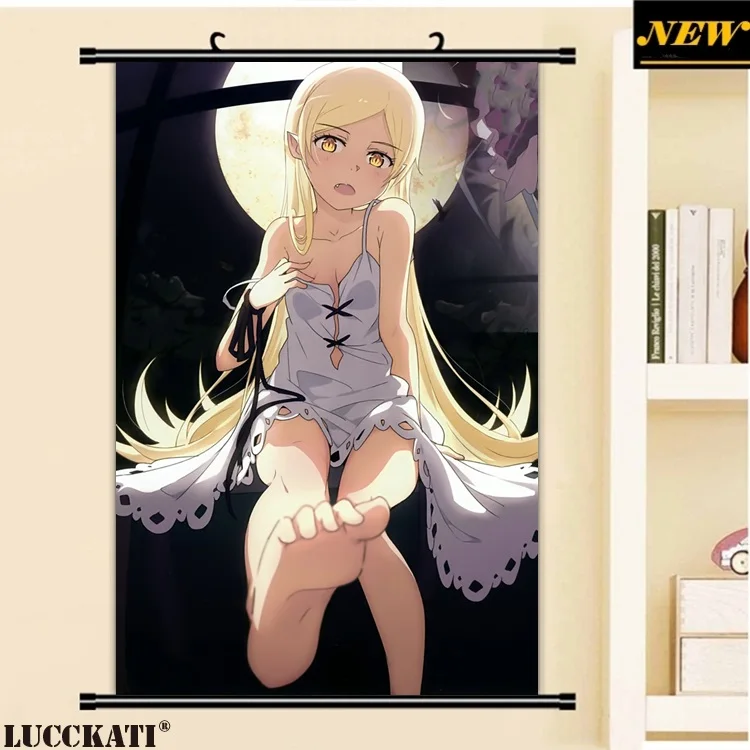 40X60 см Monogatari серии ИСТОРИЯ Bakemonogatari Лолита лоли мультфильм аниме стены прокрутки картина росписи плакат ткань холст живопись