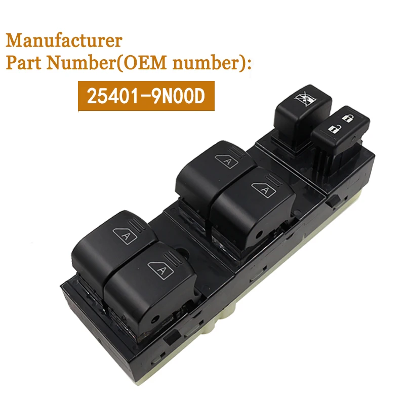 Переключатель переднего левого стекла 25401-9N00D 25401-JK42E для Infiniti G35 G37 G25 Q40 2007-2008 2009-2013 |