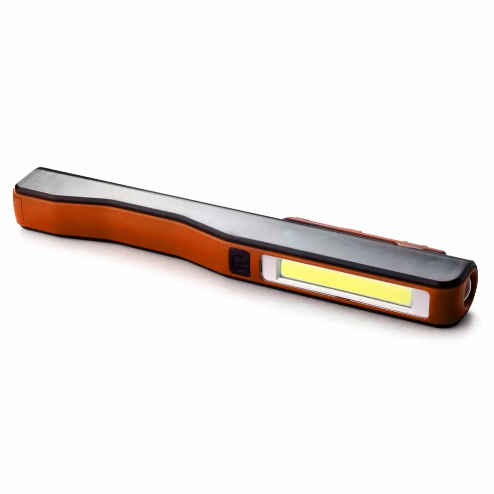 Usb зарядка мини COB светодиодный светильник-вспышка портативный Перезаряжаемый Магнитный светильник-Ручка Фонарь с зажимом рабочий светильник инспекционная лампа для наружного использования