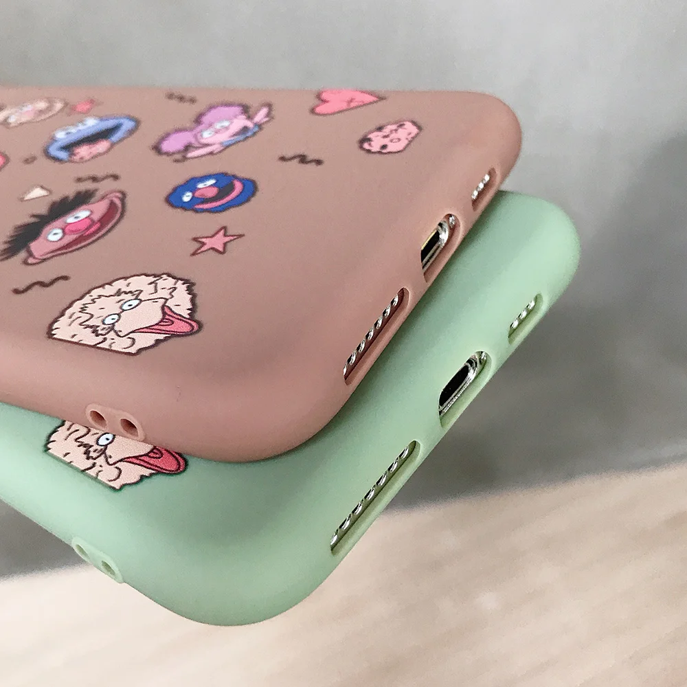 Для iPhone XS MAX XR чехол X граффити Улица Сезам шаблон для 8 7 Plus 6 6s плотные мягкие ТПУ