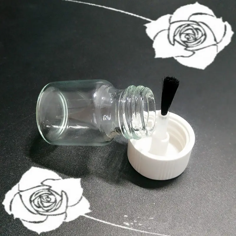 5 мл пустая бутылочка для лака ногтей и маленькая щетка маленькие пустые