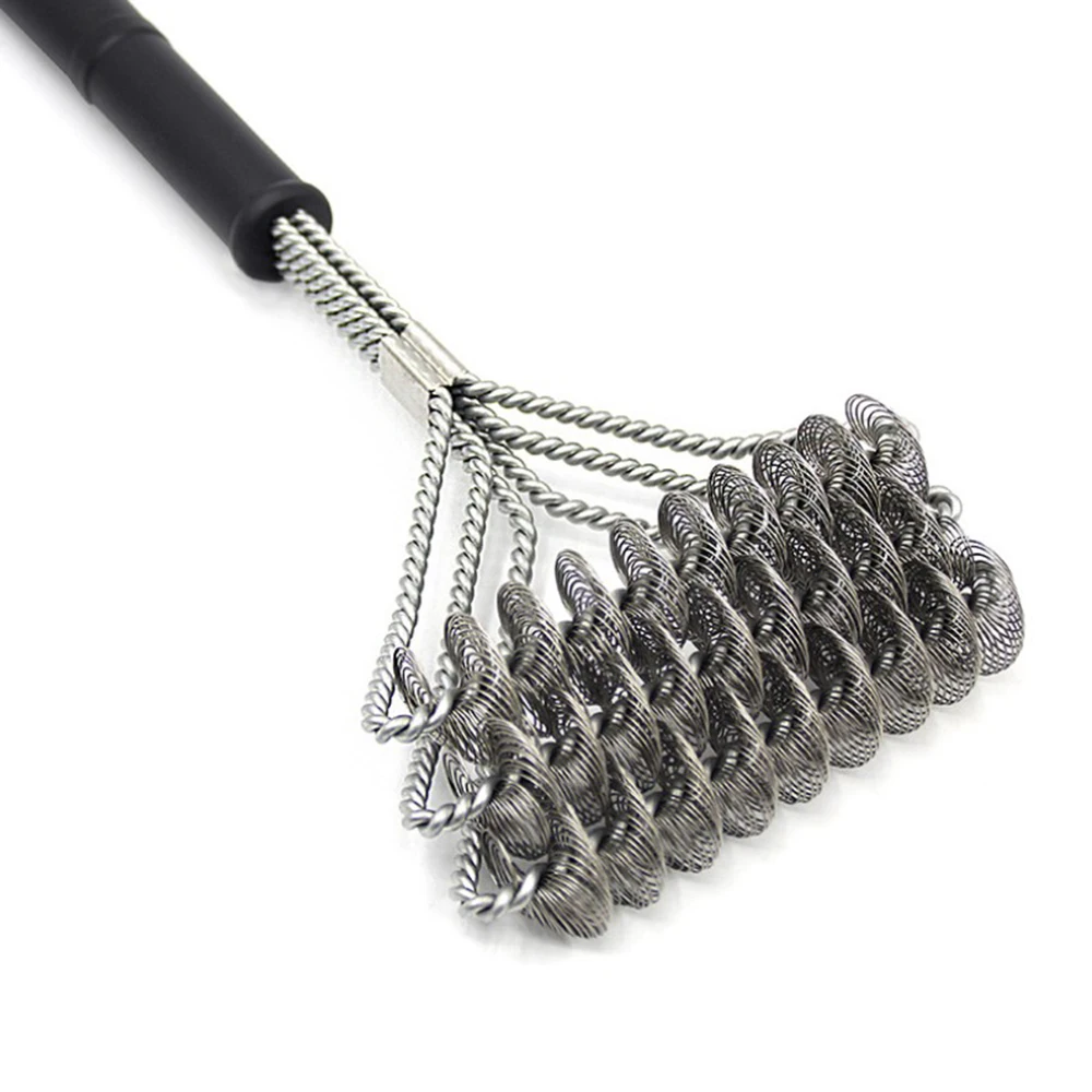 Щетка для барбекю с горячей чисткой 100% ржавчина нержавеющая сталь очиститель