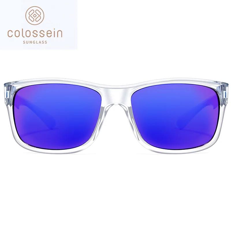 Солнцезащитные очки COLOSSEIN для мужчин винтажные цветные солнцезащитные