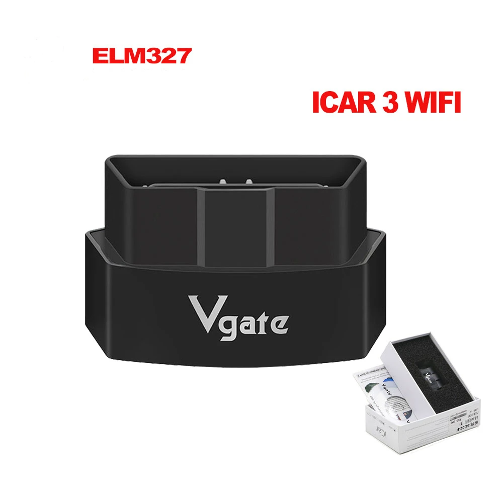 

Автомобильный считыватель кодов Vgate iCar3 Wifi OBDII ELM327 Vgate Pro iCar 2 OBD2 диагностический инструмент Поддержка 12 В дизельный автомобиль для Android /IOS
