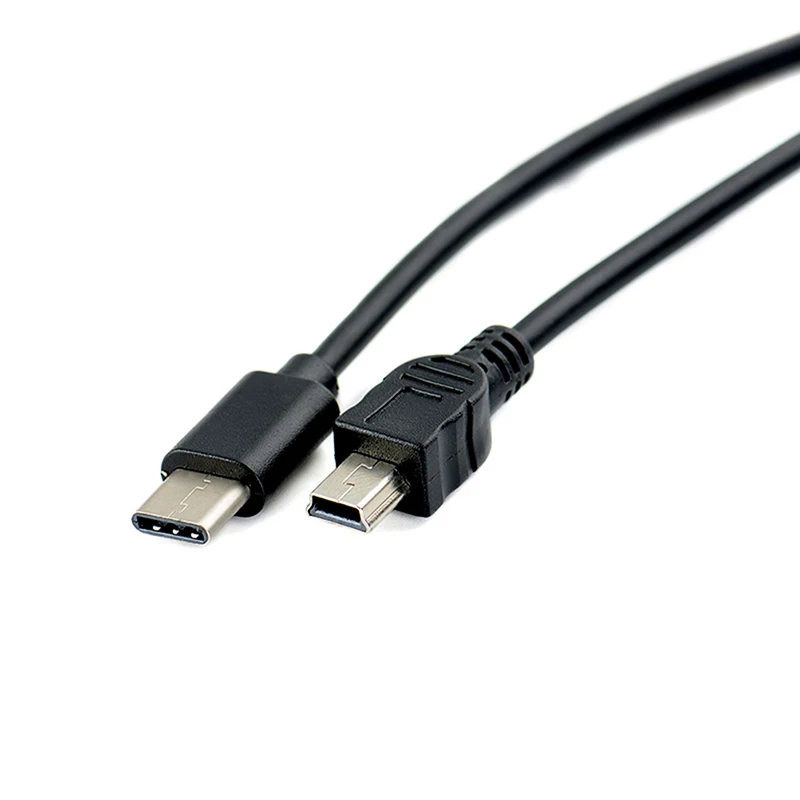 1pc USB Type-c to Mini Cable USB-C Male Mini-B Converter Adapter Lead Data 30cm | Электроника