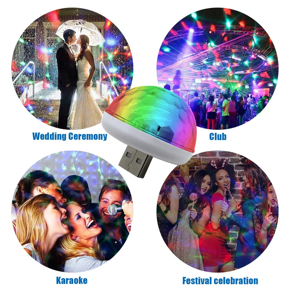 Мини USB СВЕТОДИОДНАЯ специальная сценическая лампа портативные шариковые лампы