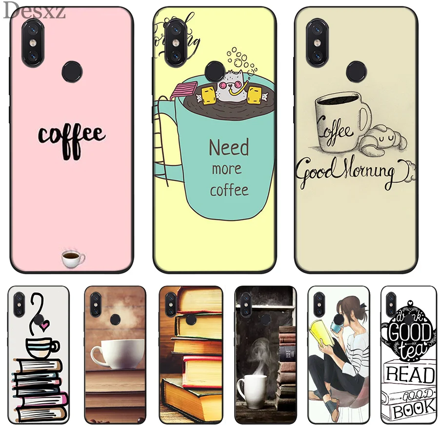 Чехол DesxzCoffee и book для Xiaomi Mi 6 8 Lite SE A1 5X 6X A2 2S|Чехлы-накладки| |