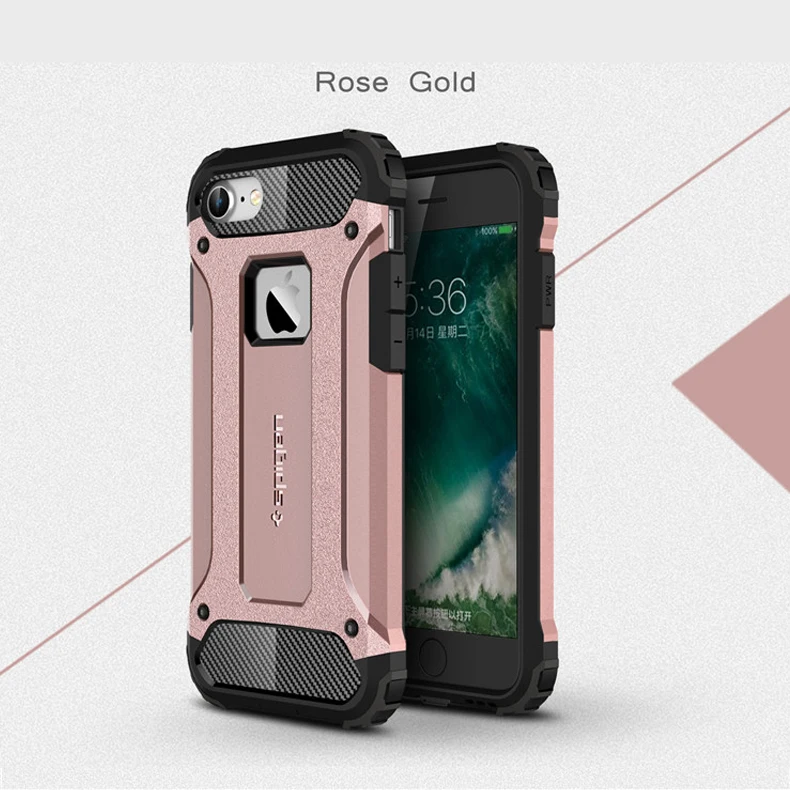 Противоударный чехол для iPhone X XS Max XR 8 7 6 5 s 5S 6s plus 6plus 7plus 8plus высококачественный бронированный чехол для задней панели сотового телефона