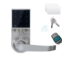 lachco hide key touch remote control screen keypad password spring bolt access smart electronic door lock intelligent al18092rm