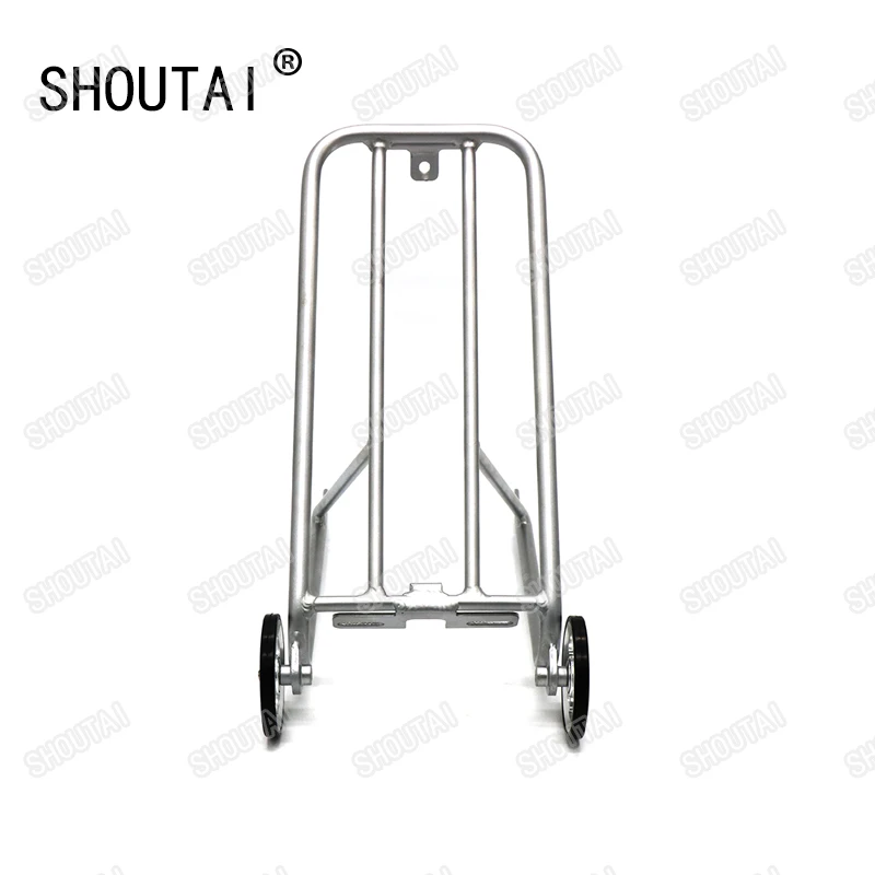 

Bicycle Ultra-Light Aluminum Bracket Mini Rack Small Wheel for Brompton Folding Cycling Bike Part