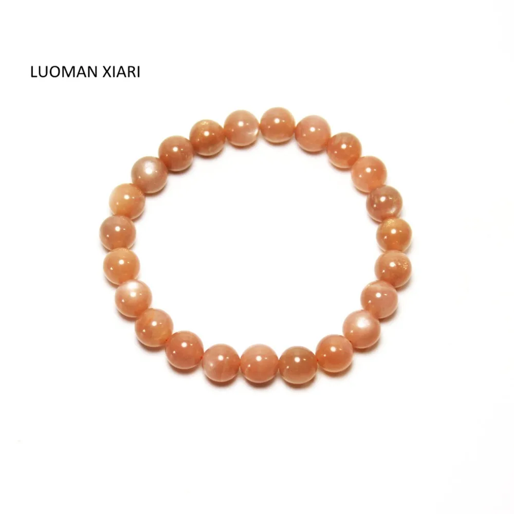 Оптовая продажа высокое качество 7810 мм Круглый браслет из полудрагоценных