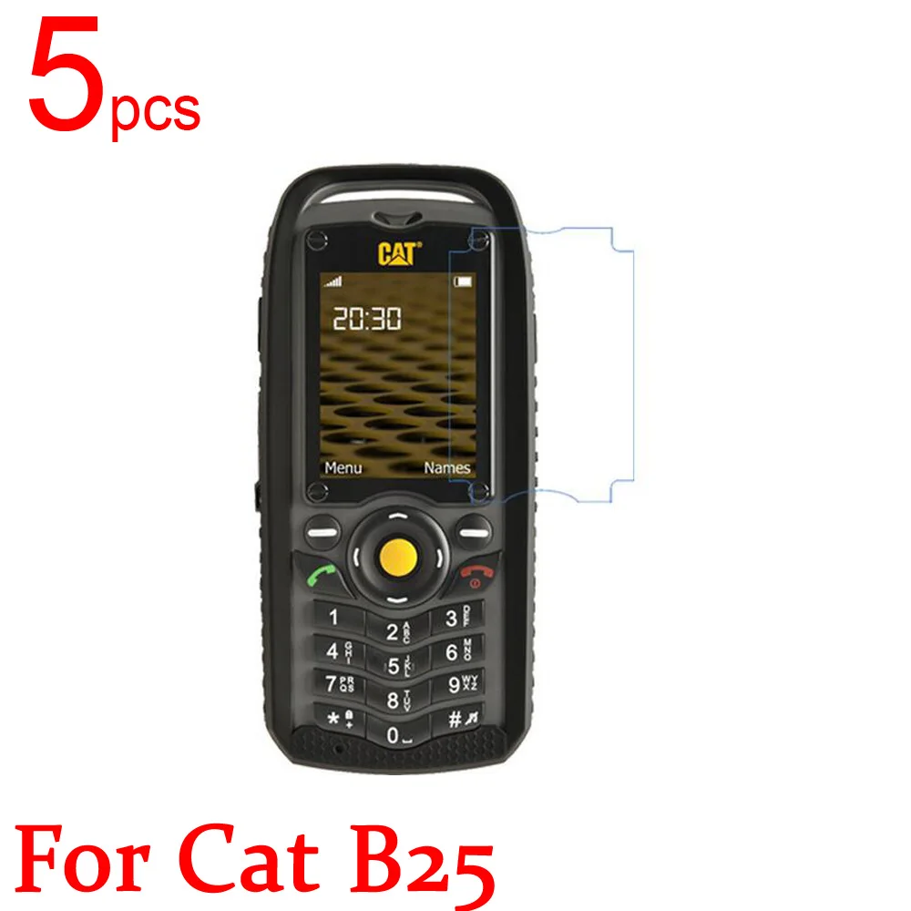 5 шт. Глянцевая Ультрапрозрачная/матовая/нано защитная пленка для ЖК экрана Cat B25 +