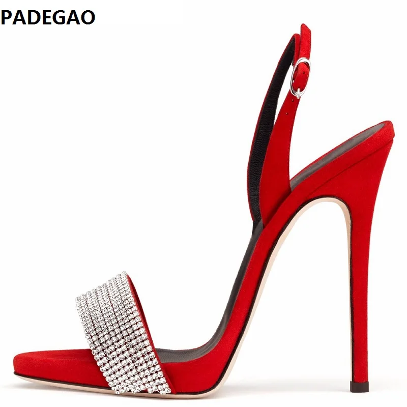 Европейские и американские водопроводные туфли с открытым носком однотонные на