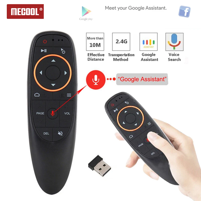 Пульт ДУ MECOOL G10 2 4 ГГц ИК микрофон гироскоп|Пульты ДУ| |