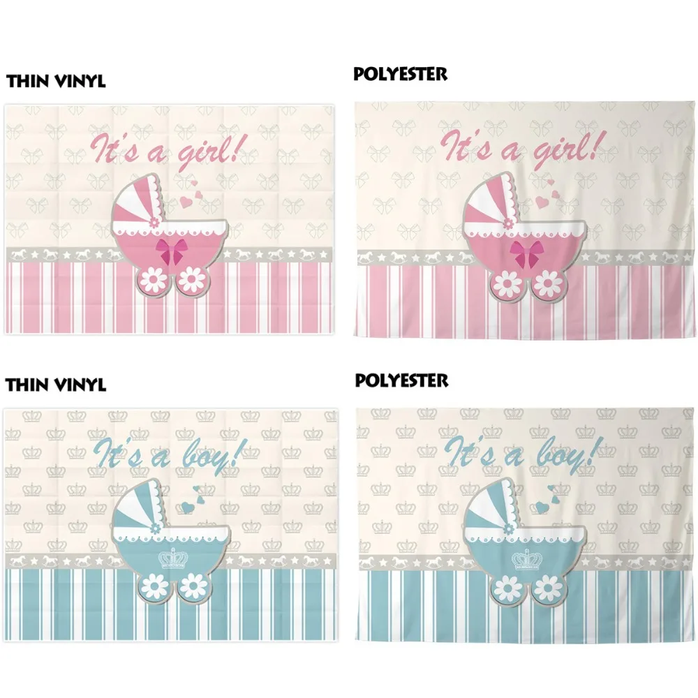 Allenjoy фоны для детской вечеринки фотосессия розовая голубая детская каретка