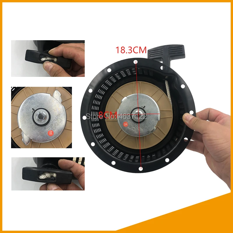 Пусковое устройство двойные бруски для дизельного двигателя 178F 6HP бесплатная