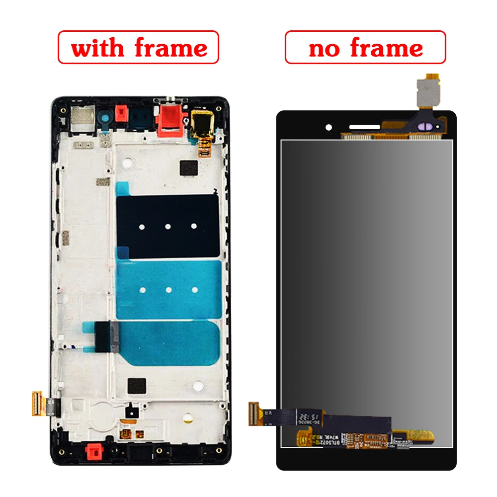 Для huawei Ascend P8 Lite ЖК-экран ALE-L04 ALE-L21 для huawei P8 Lite ЖК-дисплей кодирующий преобразователь сенсорного экрана в сборе с рамкой