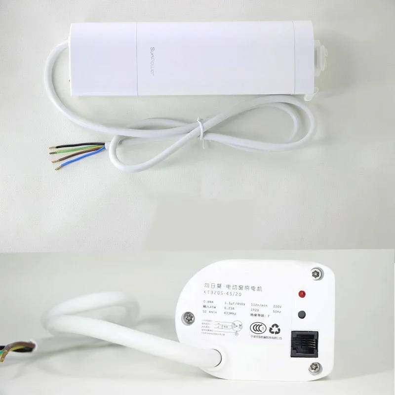 10 шт. Dooya подсолнечника KT320S 45 Вт занавеска С Электроприводом с 4-провод 220 V интеллектуальный пульт дистанционного управления регулирующая завеса Регулируемая штора трек