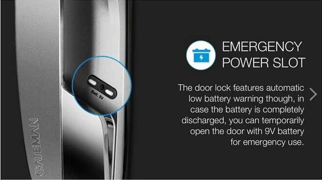 Тяга-толчок Digital-Door-Lock-iRevo-Gateman-A200-Pin-Code-4-Cards-Chinese