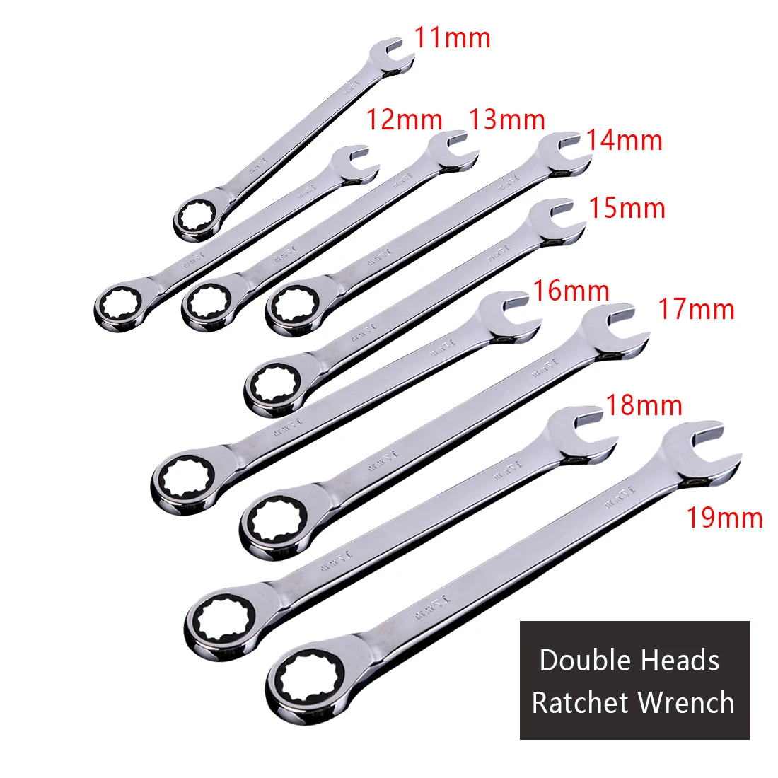 Комбинированный гаечный ключ хорошего качества 6-19 мм хромированный метрический размер для инструментов для ремонта авто