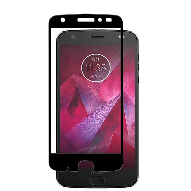 2 шт. закаленное стекло с полным покрытием для Motorola Moto Z2 Force Защитная пленка