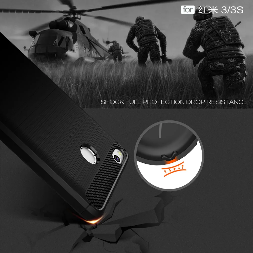 Luxury Silicon Back TPU Matte Case for Xiaomi redmi 3S cases 3 s pro Phone Cases Full Cover REDMI PRO |