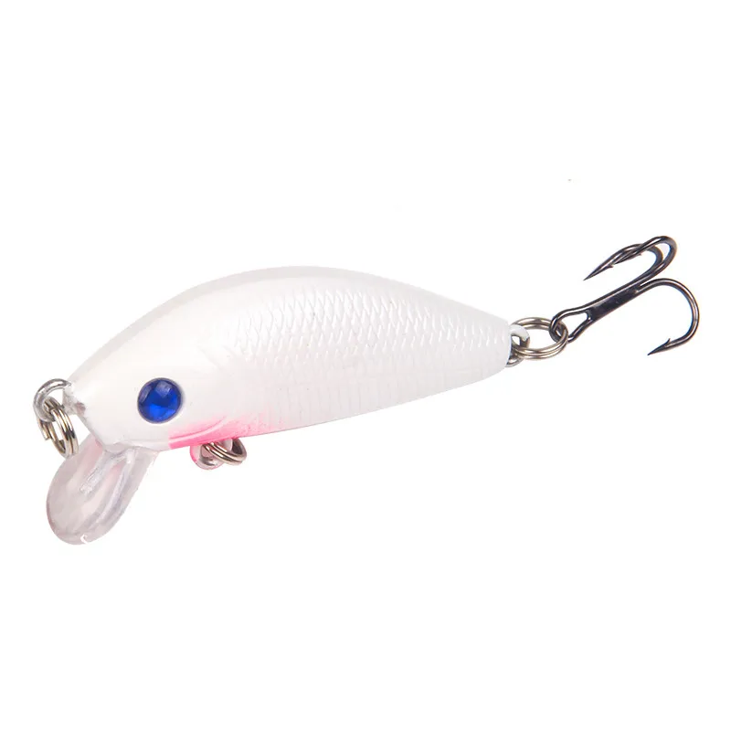 Рыболовные приманки Minnow, 5 см, 4 г, плавающие, Isca, искусственная японская жесткая приманка, приманка для ловли карпа - Цвет: E