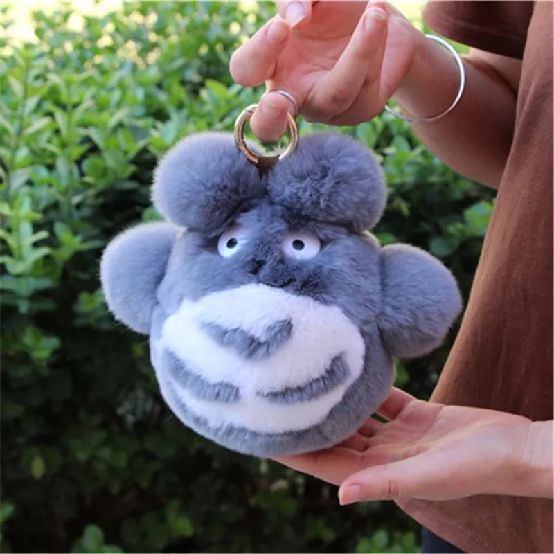 2018 Новая высококачественная кожаная кукла брелок для ключей из кроличьей шерсти