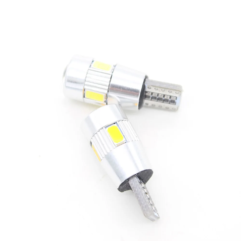 10X автомобиля T10 6 LED 5630 W5W просвет парковка Купол гирлянда Клин свет 5W5 горки