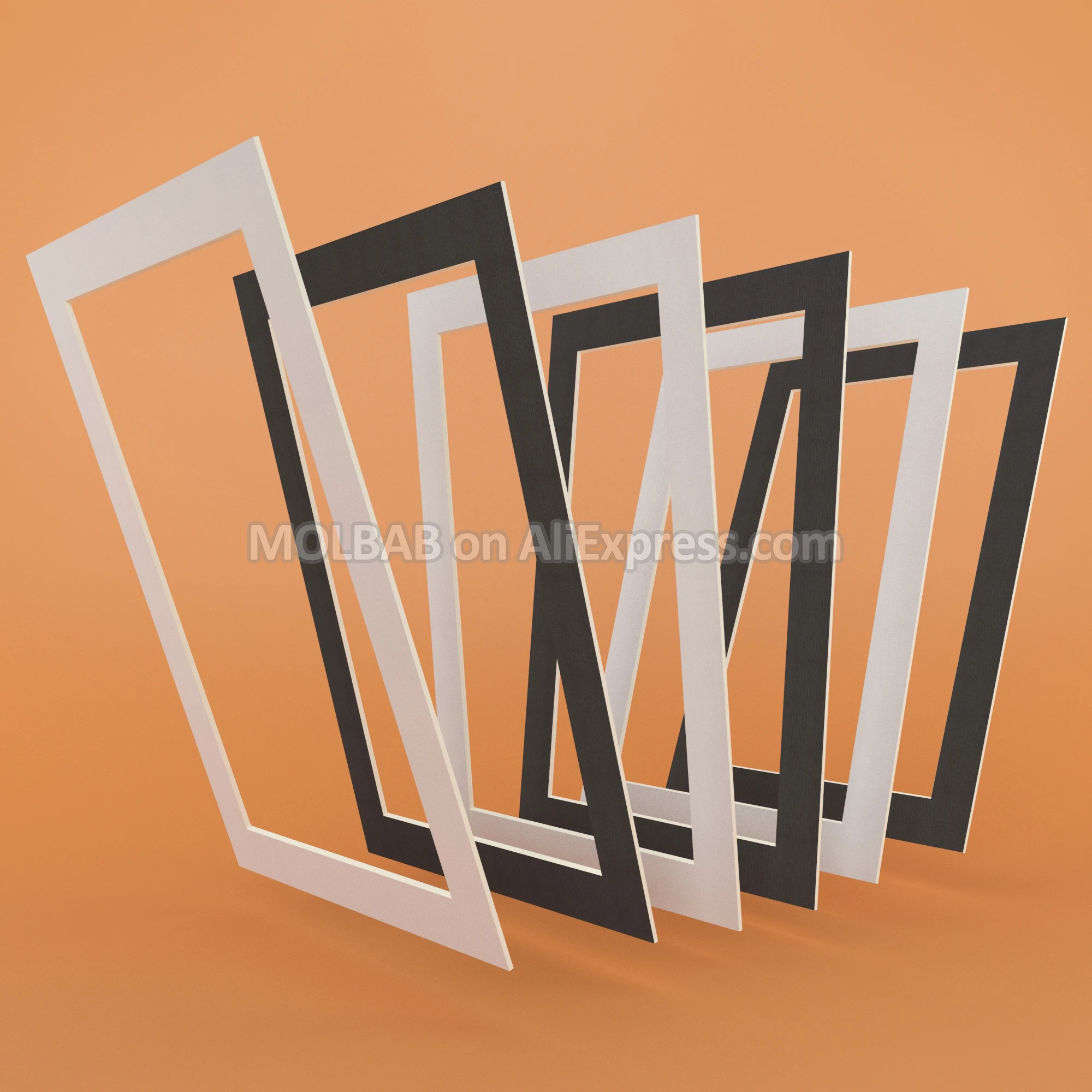 Белый/черный фото коврики 20X16 дюймов A3A4A5 бумага Matboard текстурированная
