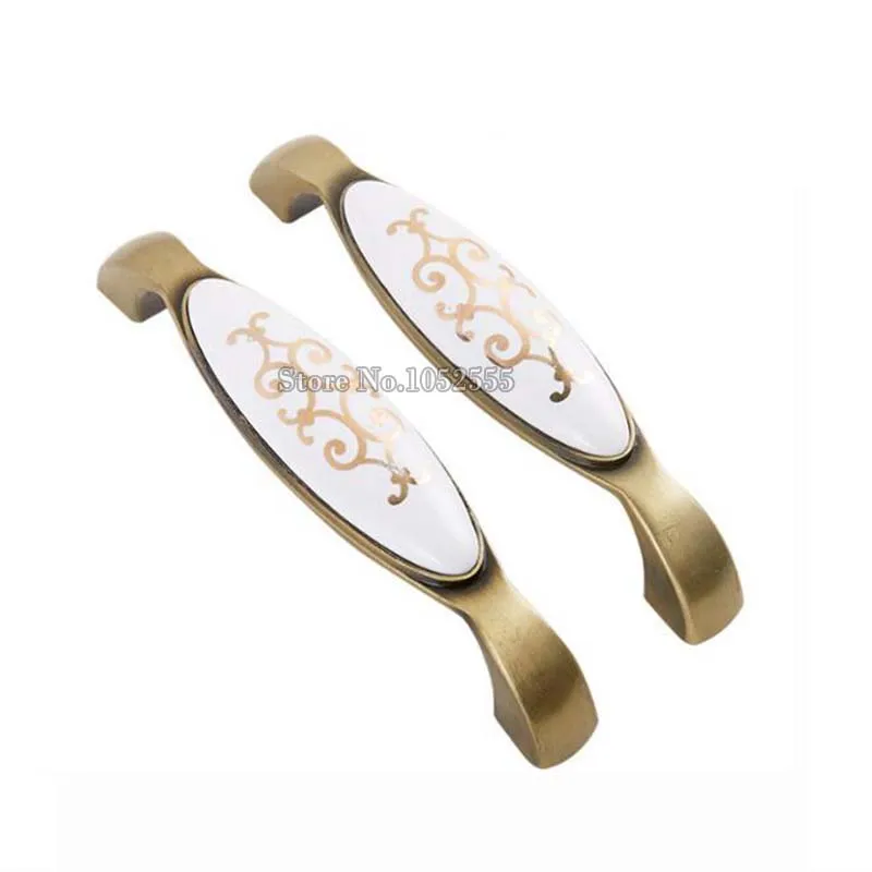 10 шт. керамические ручки для мебели в европейском стиле|handles and knobs|furniture handledresser