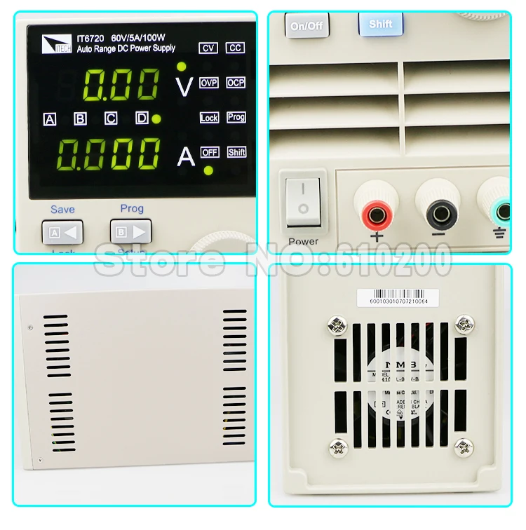 IT6721 Высокоточный Регулируемый цифровой источник питания постоянного тока 10 мВ/1