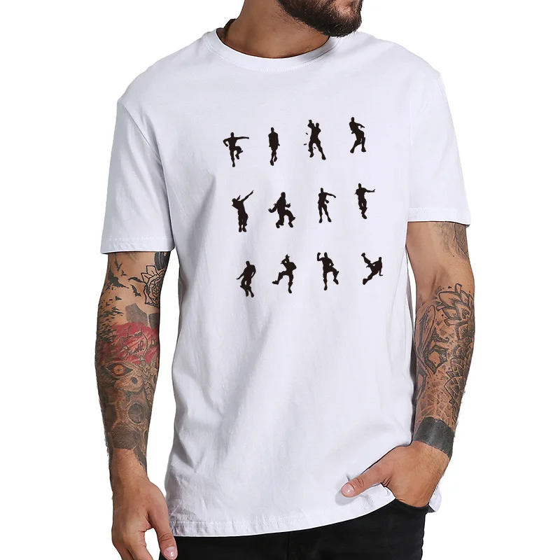 Хипстерская Мужская футболка танцевальная игра празднование Победы с коротким
