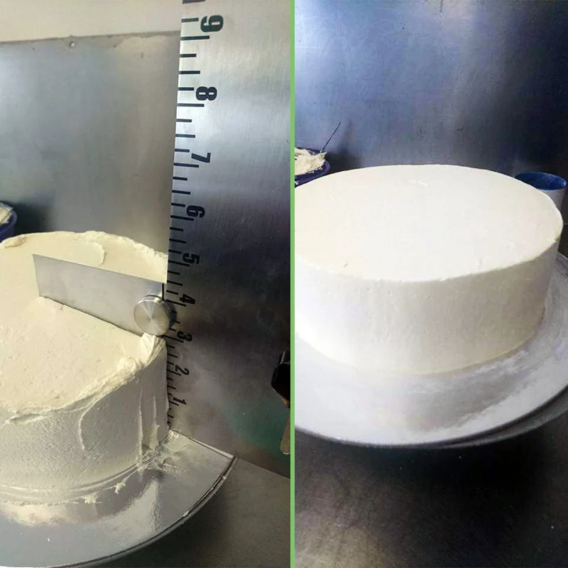 KHGDNOR регулируемая высота торта шпатель из нержавеющей стали скребок для помадной