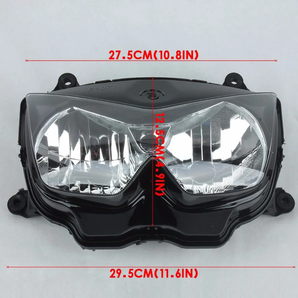 Подходит для Kawasaki Z1000 2003 2006 Ninja 250R 2008 2011 сменный мотоциклетный Передний фонарь