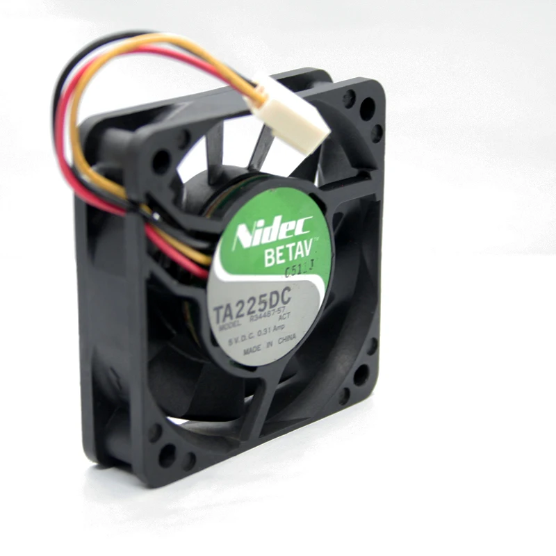 Nidec TA225DC R34487-57 DC 5V 0.31A 3 линии 60*60*15 мм 6 см вентилятор охлаждения | Компьютеры и офис