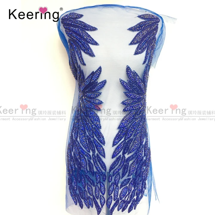 royal blue and blue Звезда с тем же абзацем для свадьбы патч WDP-076 - Цвет: royal blue and blue