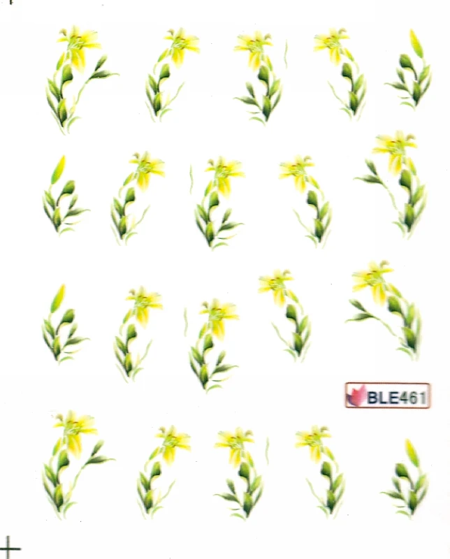 11 упак./лот водная наклейка для ногтей|water decals|lot water decalnail sticker flower |