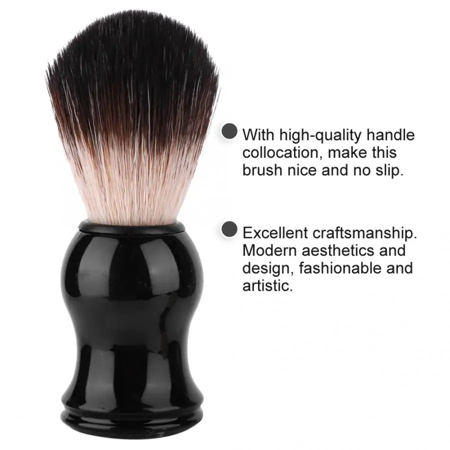 Портативный Для мужчин мягкая щетка для волос нежный Парикмахерская деревянный