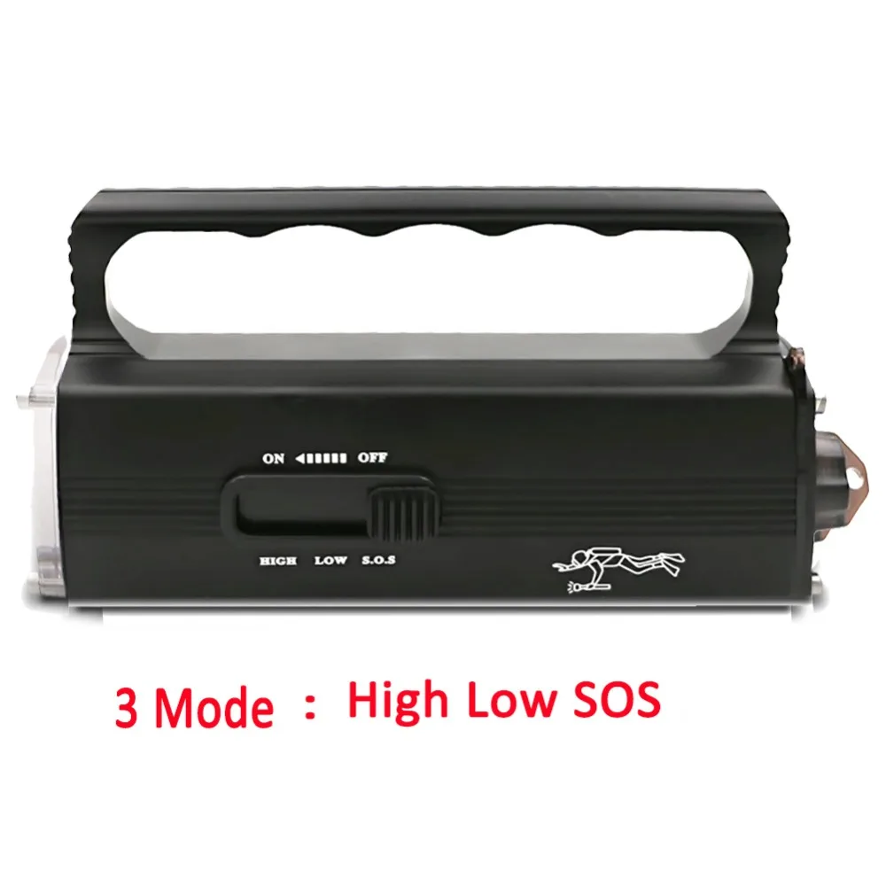 Подводный 100 м Водонепроницаемый Дайвинг фонарик XM L2 светодиодный 1200LM