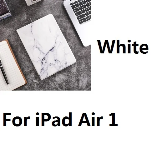 For iPad Air1 W Жесткий мраморный защитный чехол для iPad Air12 Mini12345 iPad234 iPad 9,7 дюймов Air Pro 10,5 iPad 10,2 - Цвет: For iPad Air1 W