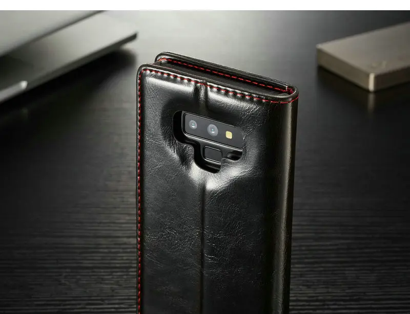Чехол-Кошелек CaseMe для samsung Galaxy Note 9 с подставкой, кожаный флип-чехол, Ультратонкий Роскошный чехол для телефона, кредитная карта, чехол для денег