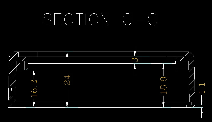 Пластиковый корпус для электрического шкафа из АБС пластика (1 шт.) 130*80*25 мм