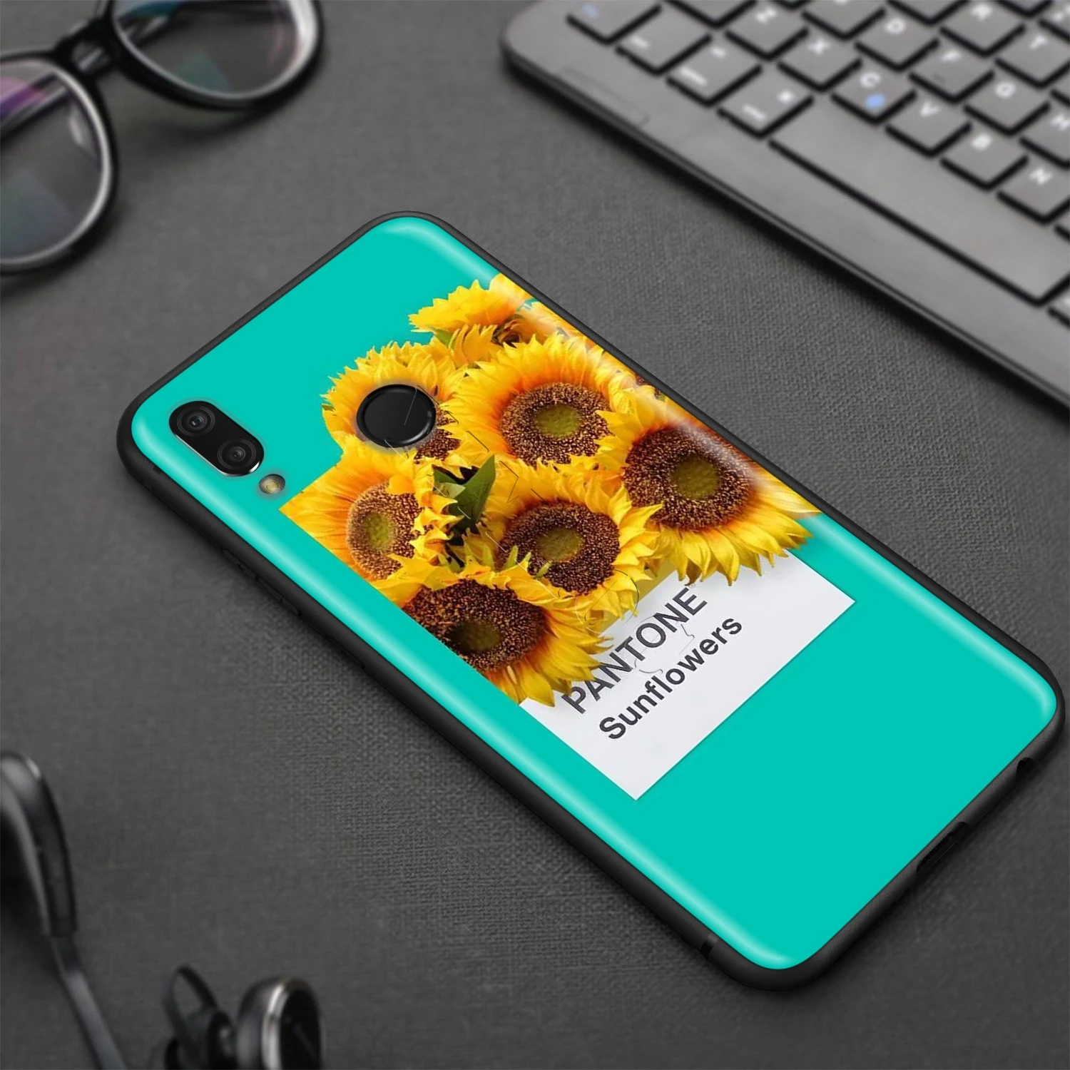 Яркий чехол YIMAOC Pantone с фруктами для Huawei Honor Mate P smart Y7 Y9 8C 30 20 10 8x Nova 3i 3 Lite Pro