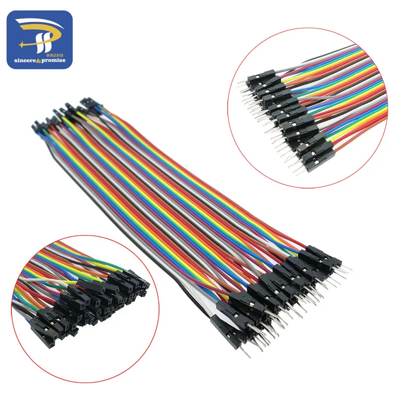 Dupont line 120 шт. 20 см 1P штекер + гнездо и перемычка Кабель для Arduino DIY Kit|jumper wire|line dupontjumper